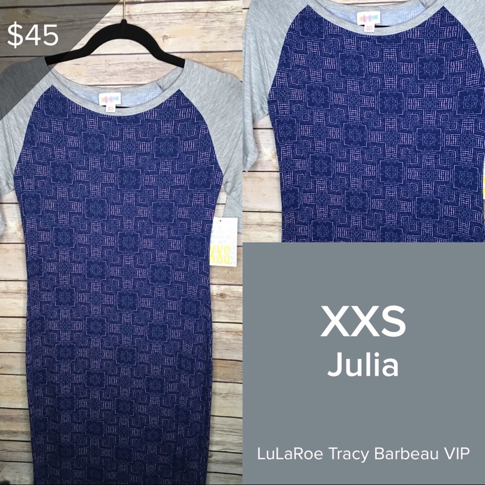NWT LuLaRoe XXS Julia Dress